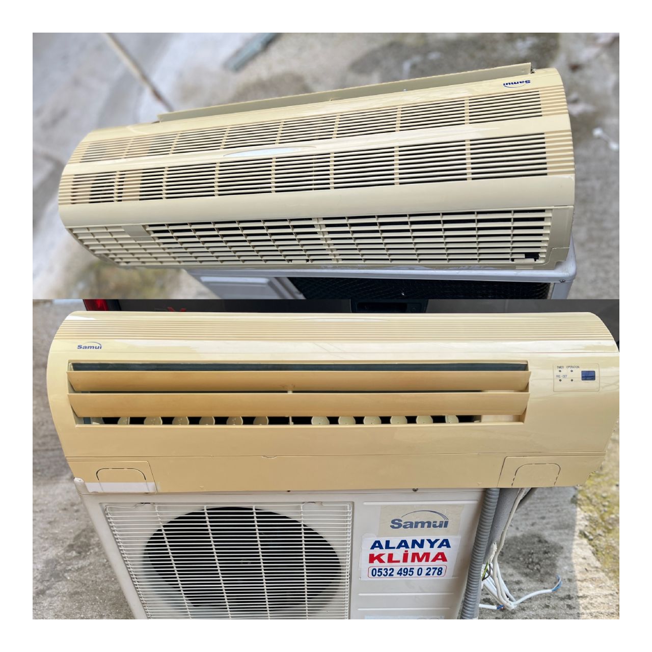 2.el 18000 btu Samui on/off klima - Görsel 1